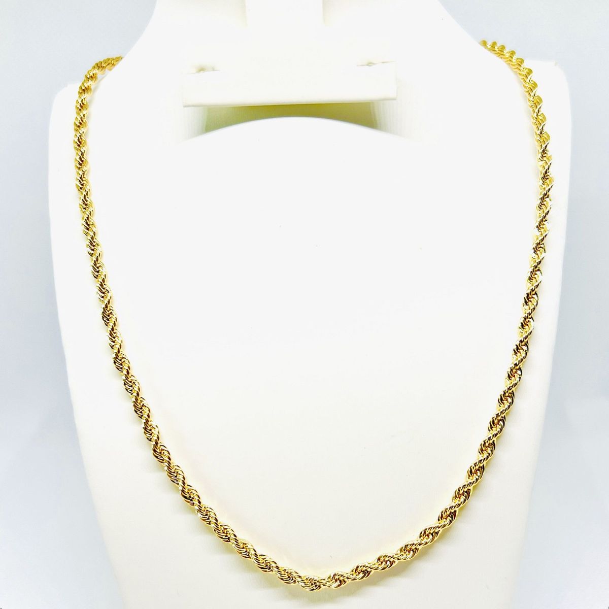 GENERICO - Collar de Acero Trenzado 45 cm