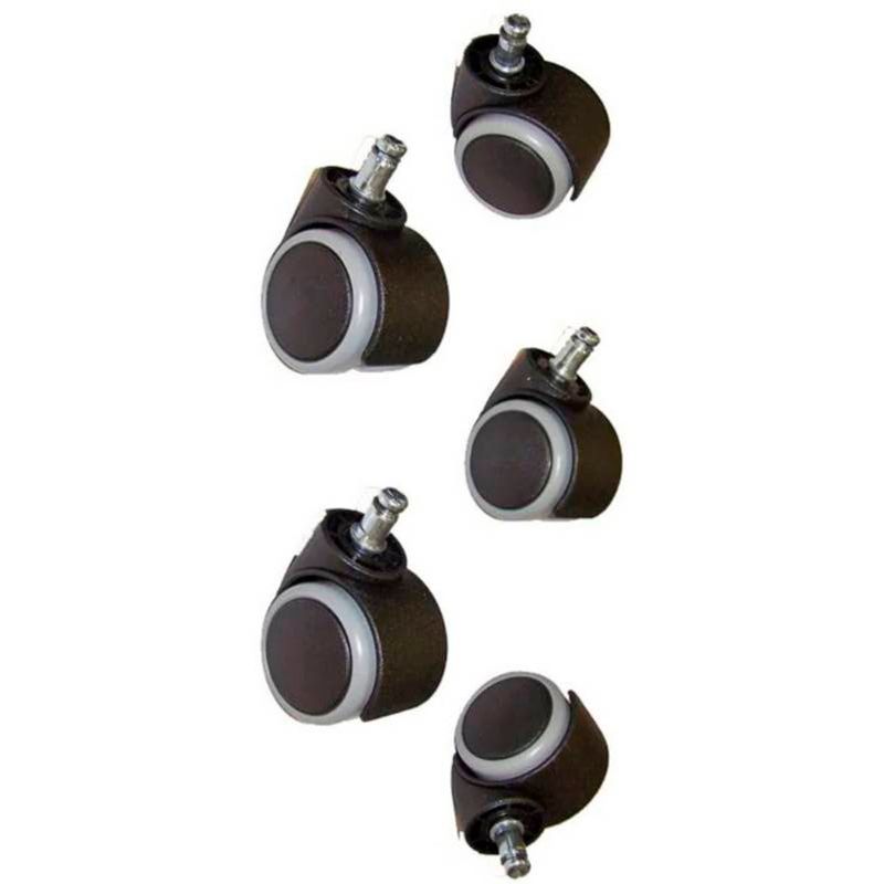 GENERICO - KIT DE 5 RUEDAS DE GOMA