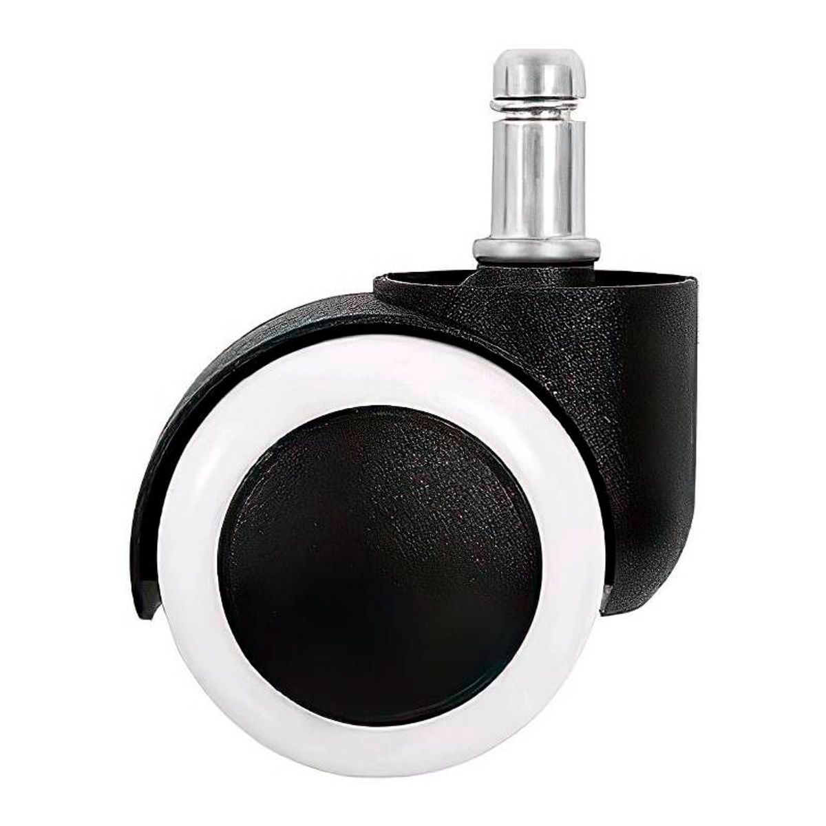 GENERICO - KIT DE 5 RUEDAS DE NYLON BLANCO