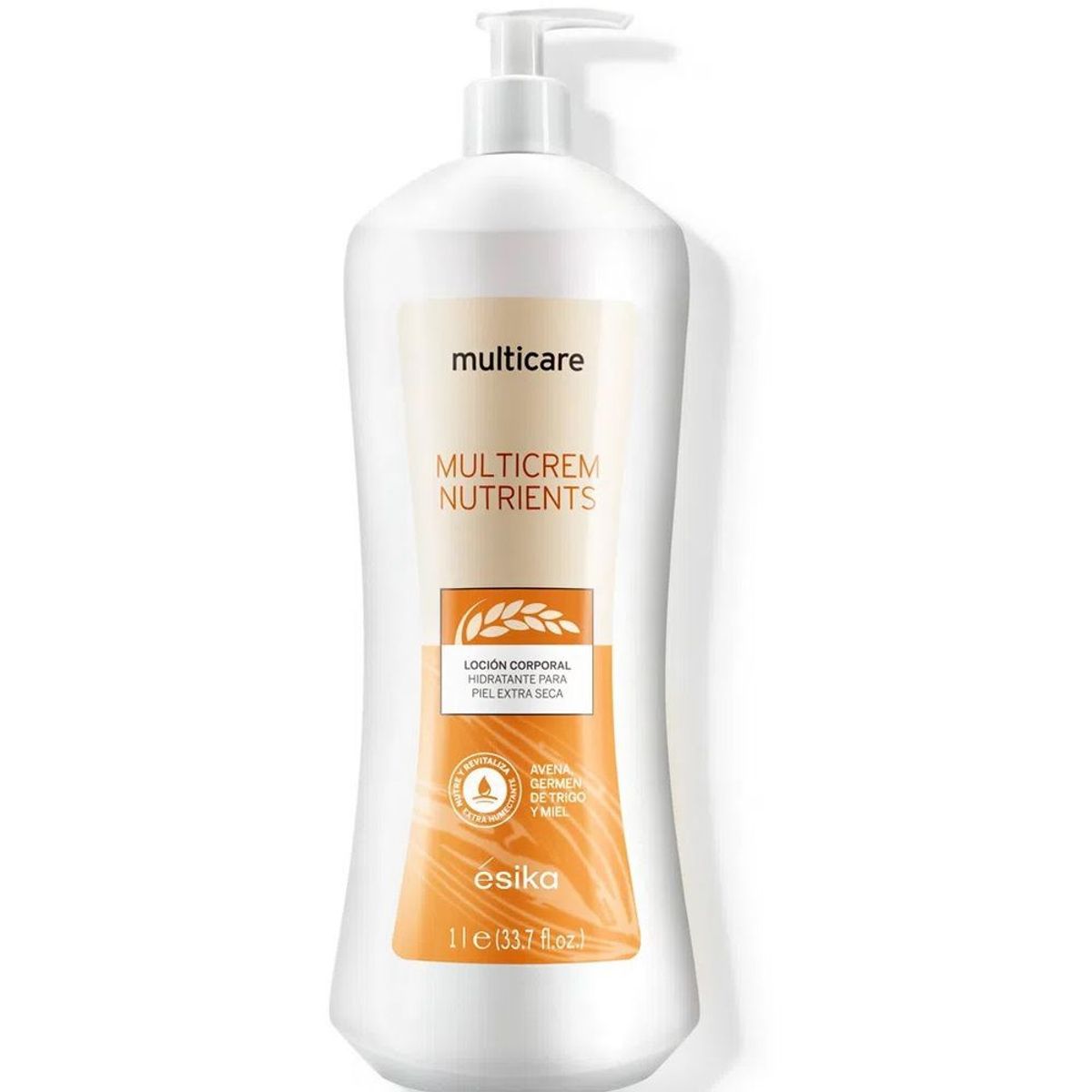 ESIKA - Crema corporal Multicrem Nutrients de Esika 1LT - piel extra seca