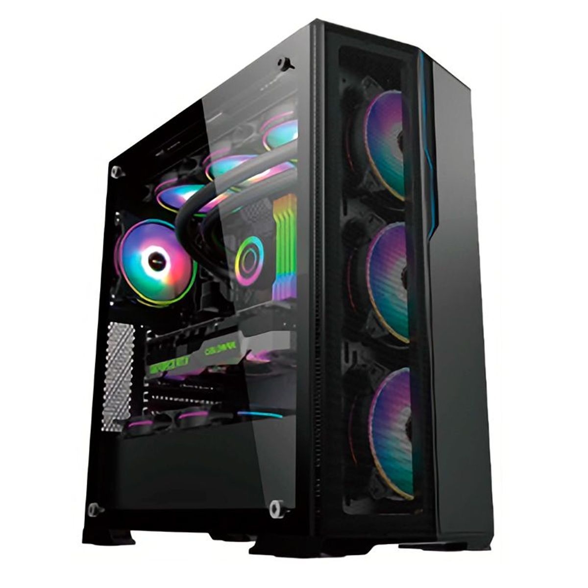 TEROS - Case Gamer Teros TE1175N Mid Tower Negro USB 30 USB 20 Audio