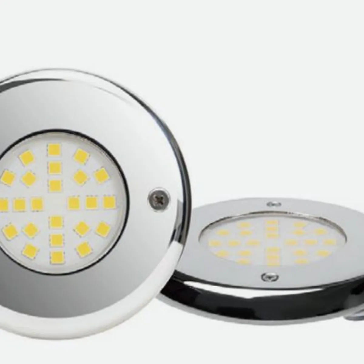 GENERICO - Mini reflector acero inox 5W luz blanca de piscina marca Pool System