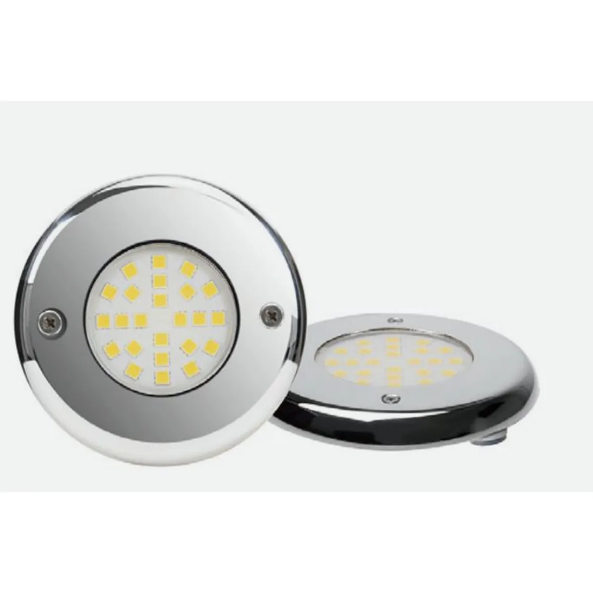 GENERICO - Mini reflector acero inox 5W luz blanca de piscina marca Pool System