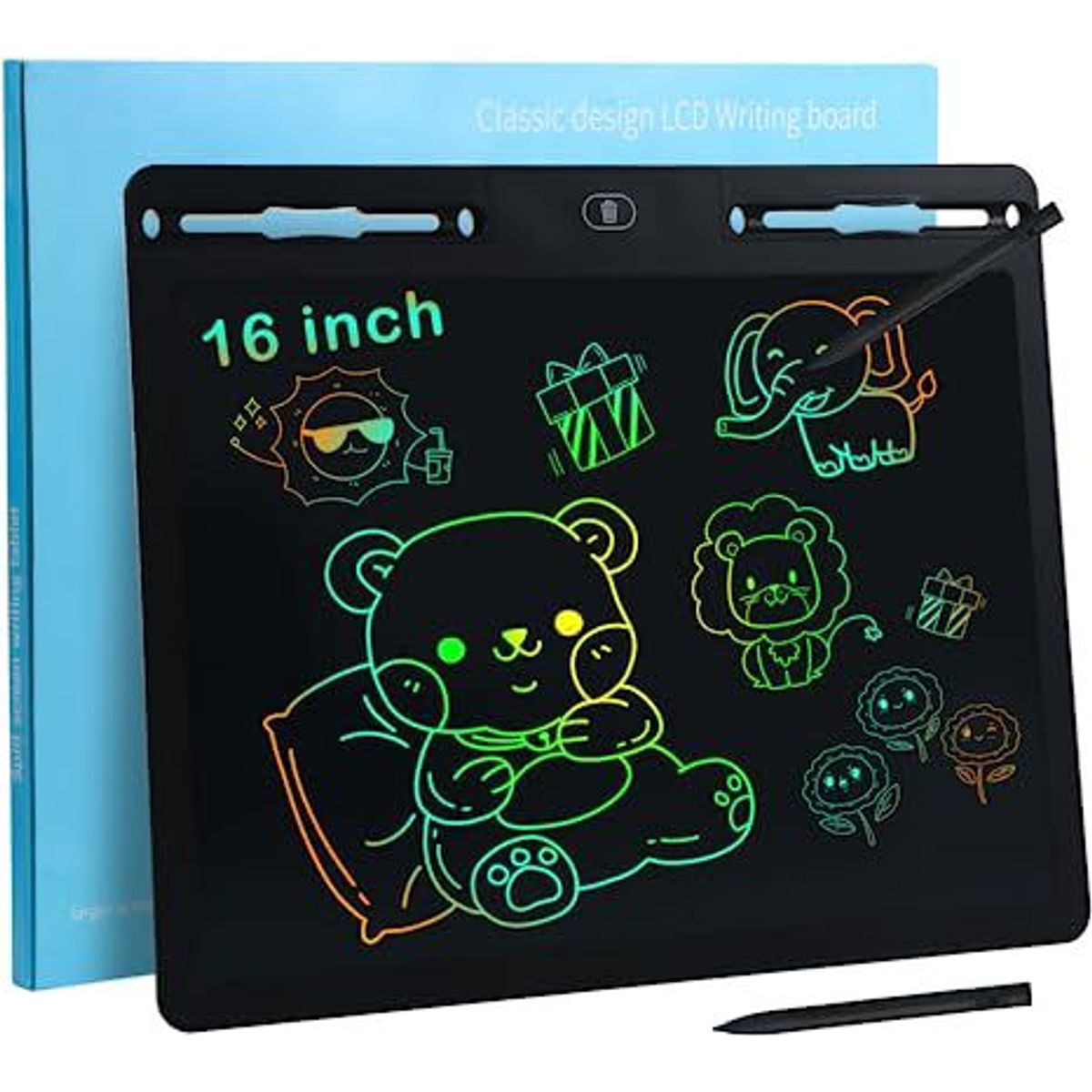 GENERICO - PIZARRA LCD DE 16 PULGADAS NEGRO