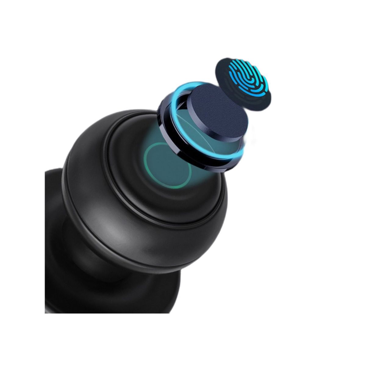 GENERICO - CERRADURA SMART CON APERTURA DE HUELLA DIGITAL COLOR SILVER