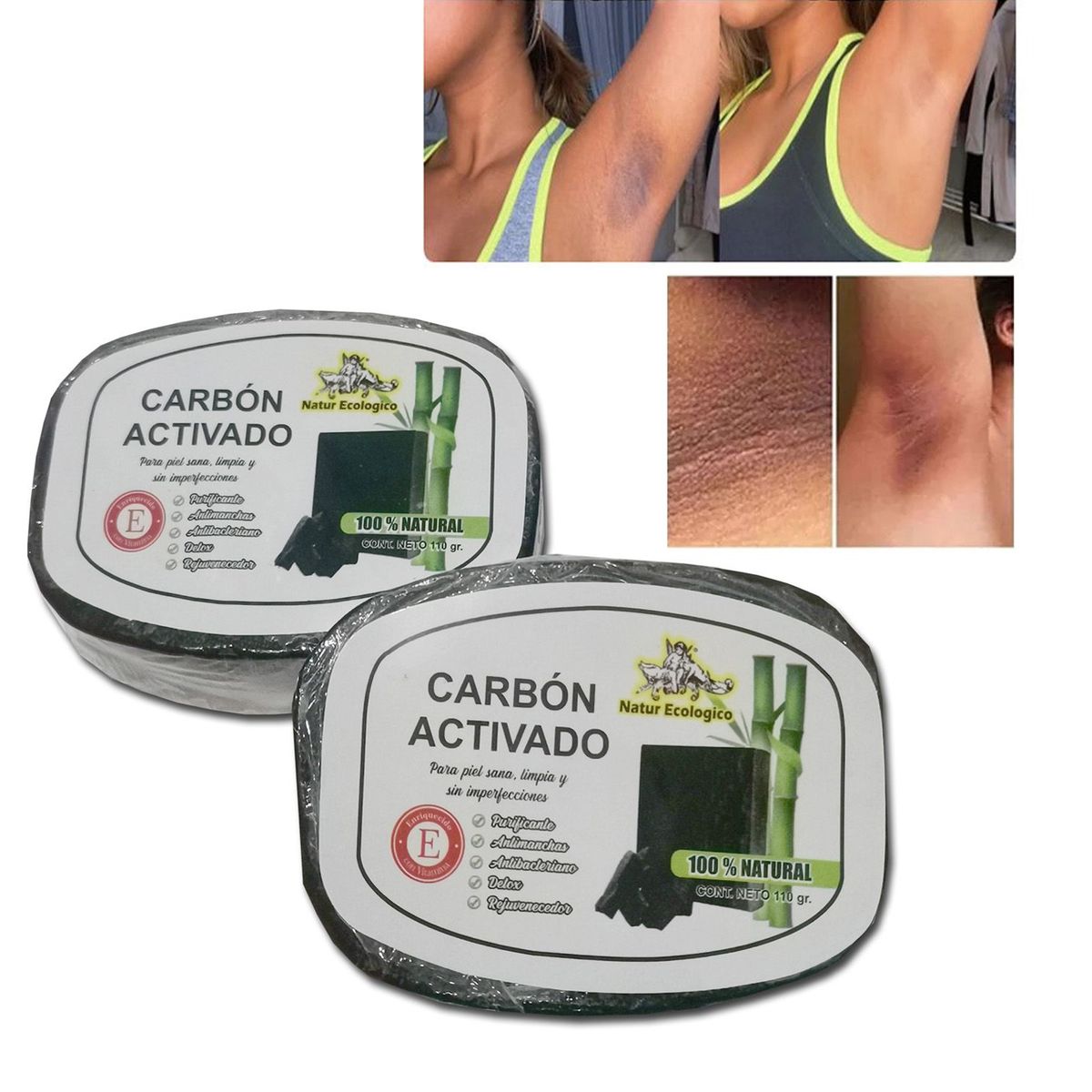 GENERICO - Jabón De Carbón  Aclarador De Zonas Intimas