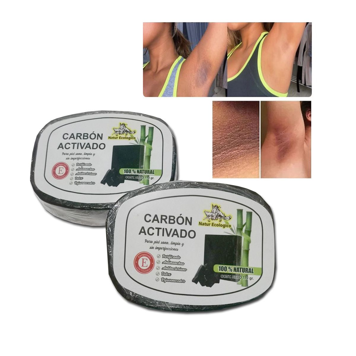 GENERICO - Jabón De Carbón  Aclarador De Zonas Intimas