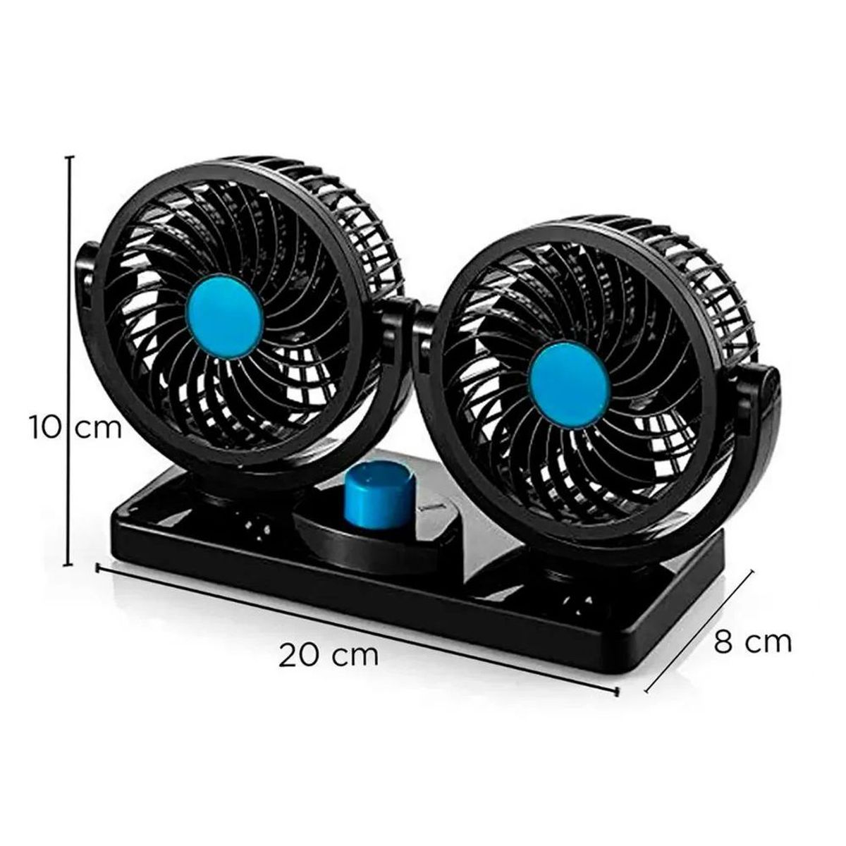 OTTOWARE - Ventilador Dual 360° para Auto