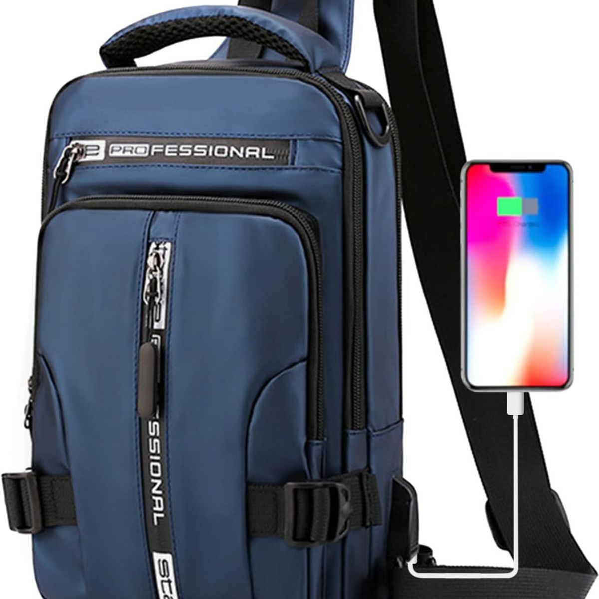 GENERICO - MORRAL IMPERMIABLE MULTIUSO 3 EN 1 PROFESSIONAL