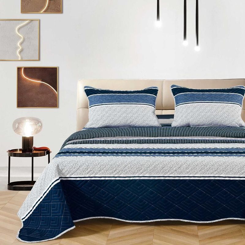 VENEZIA - CUBRECAMA + JUEGO DE SABANAS 5 Piezas 2plz - V13F