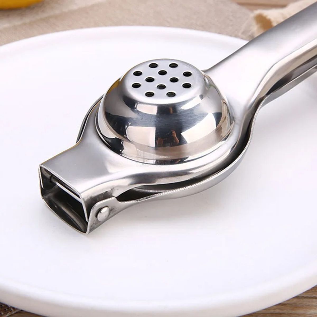 GENERICO - Exprimidor de Limon Acero Inoxidable