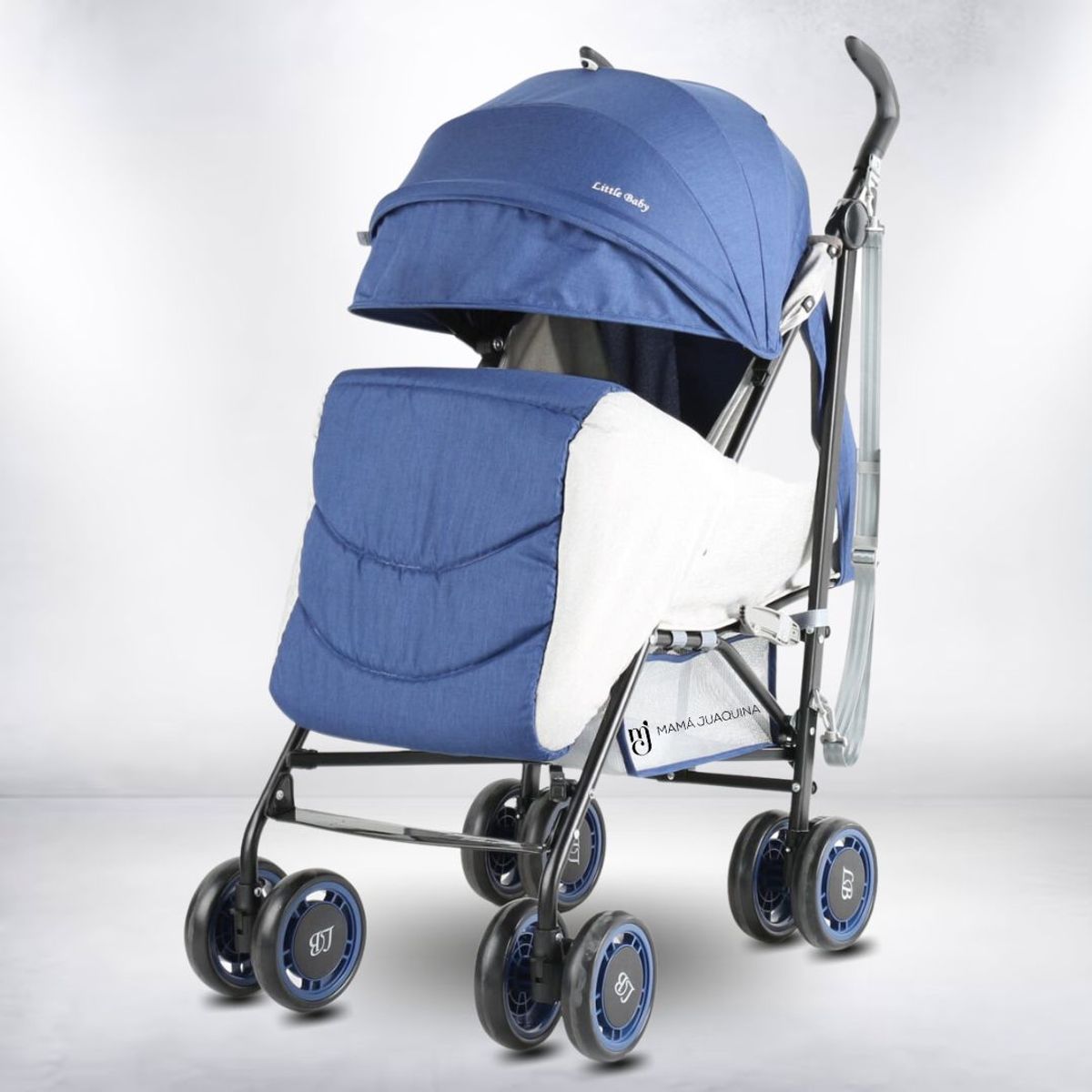 LITTLE - Coche Bastón Deportivo «POLONIA» Blue