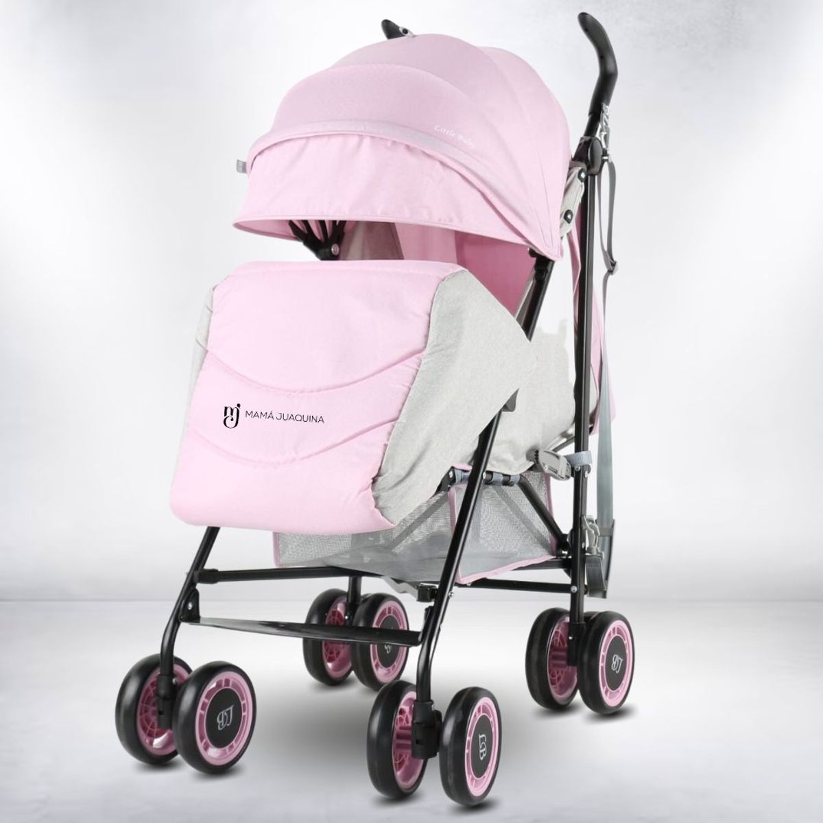 LITTLE - Coche Bastón Deportivo «POLONIA» Pink