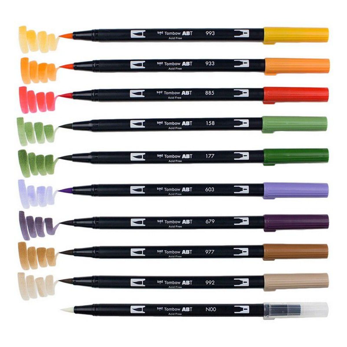 TOMBOW - ABT Dual Brush Pen set 10und Secundario