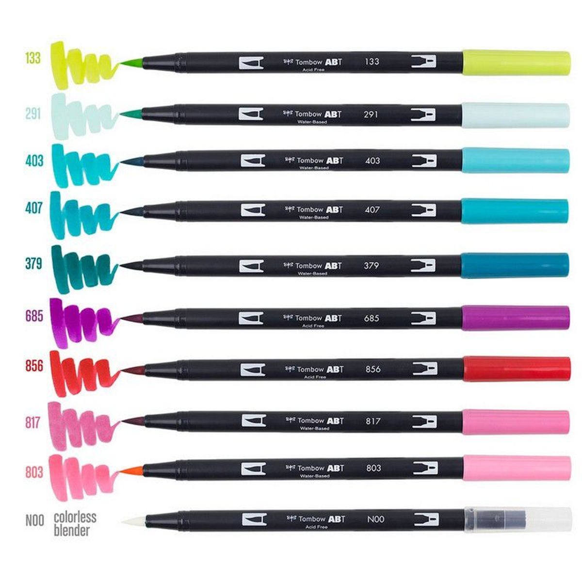 TOMBOW - ABT Dual Brush Pen set 10und Tropical