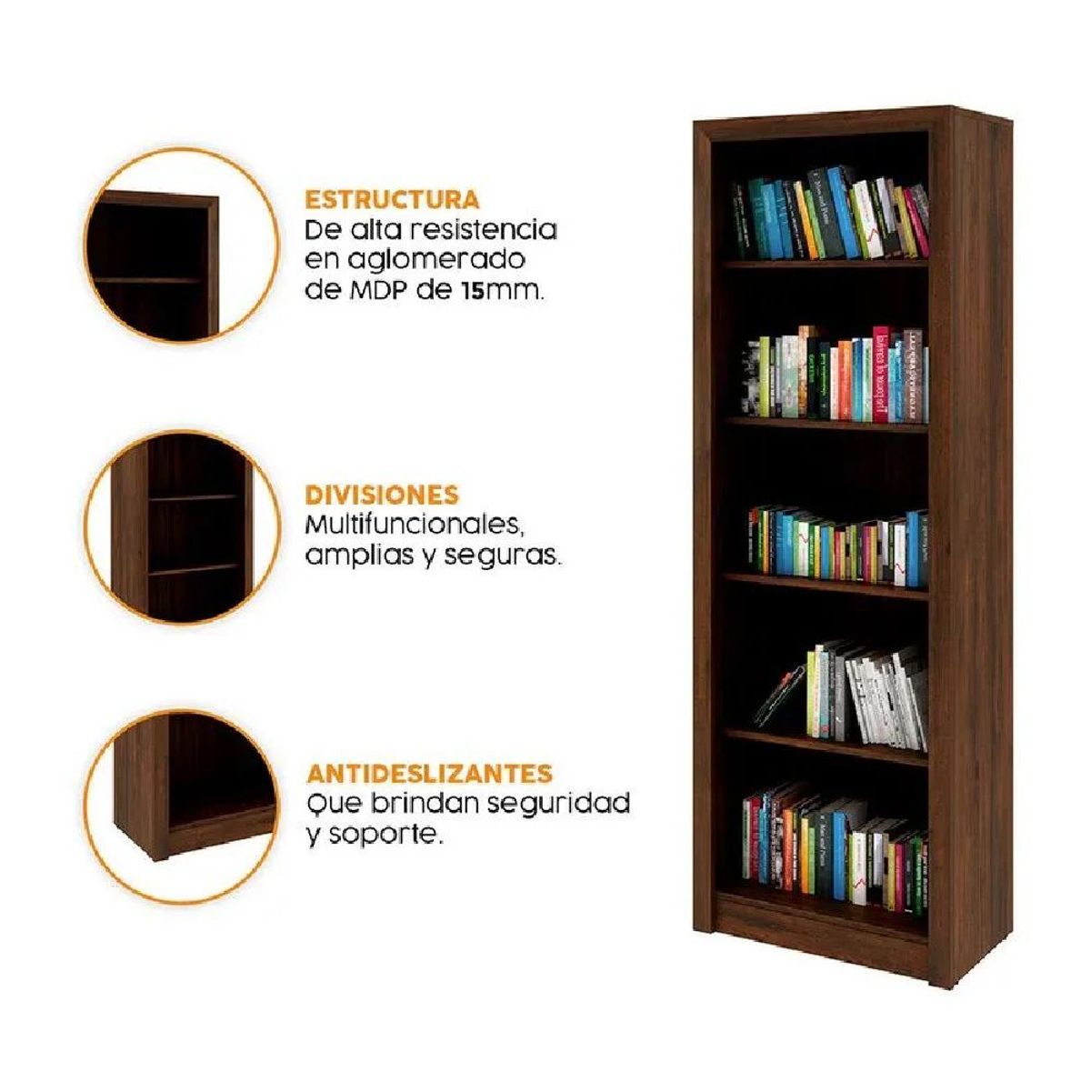 MOBELART - Biblioteca Cameron Rústico möbelArt