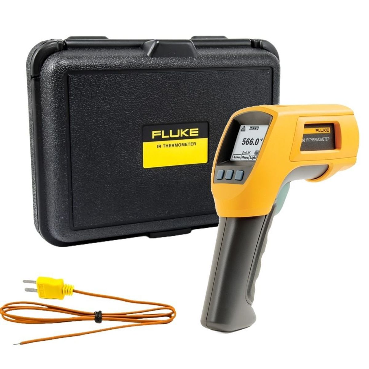 FLUKE - Pirómetro Termómetro Infrarrojo Fluke 566 infrarrojo y de contacto
