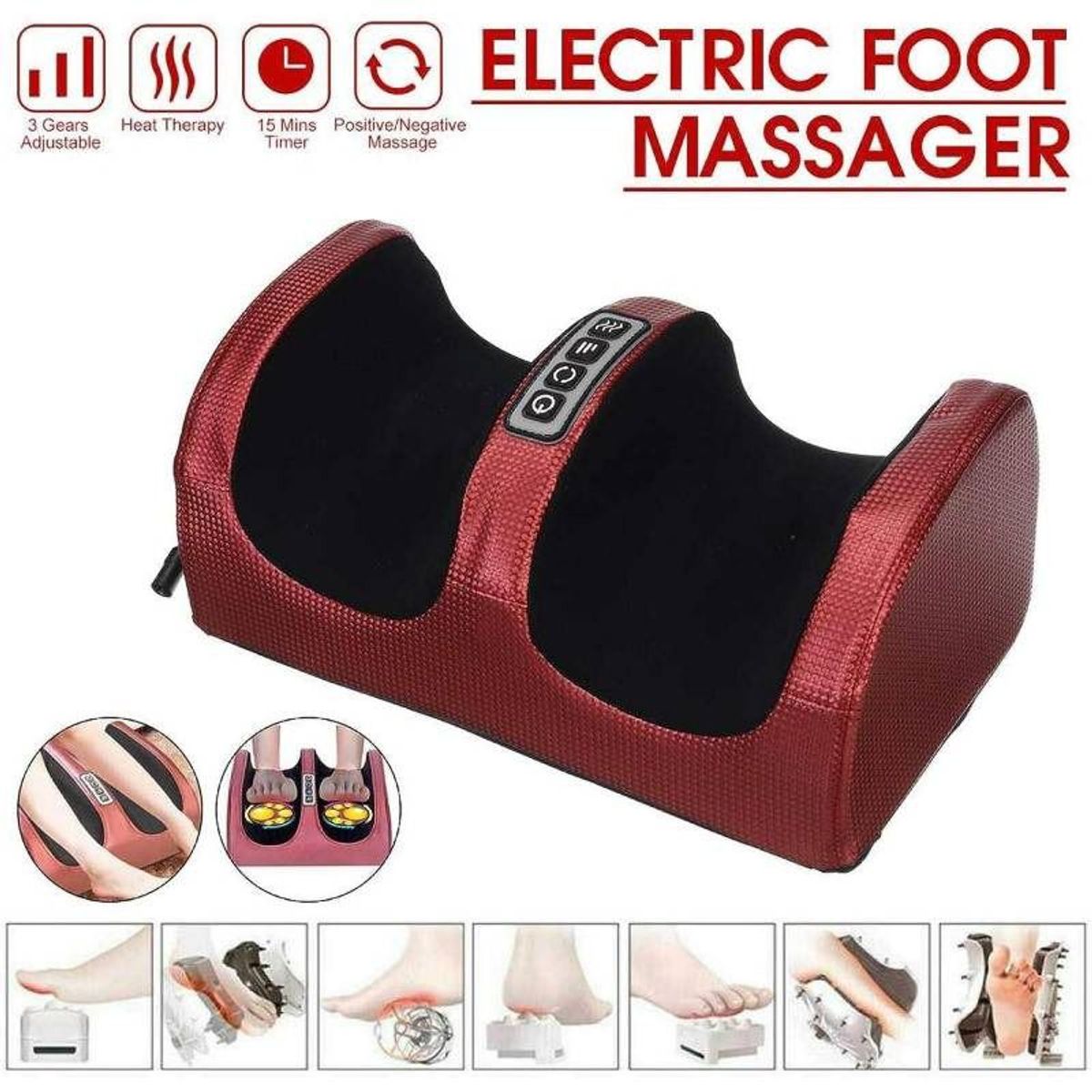 GENERICO - Masajeador de Pies Electrico Portatil