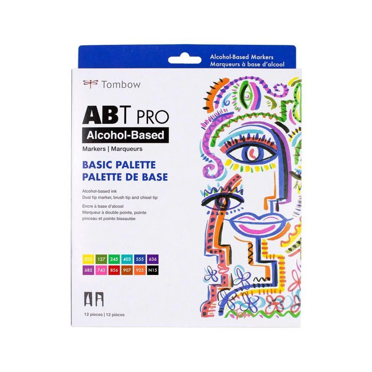 TOMBOW - ABT PRO set 12und Basico - marcadores alcohol