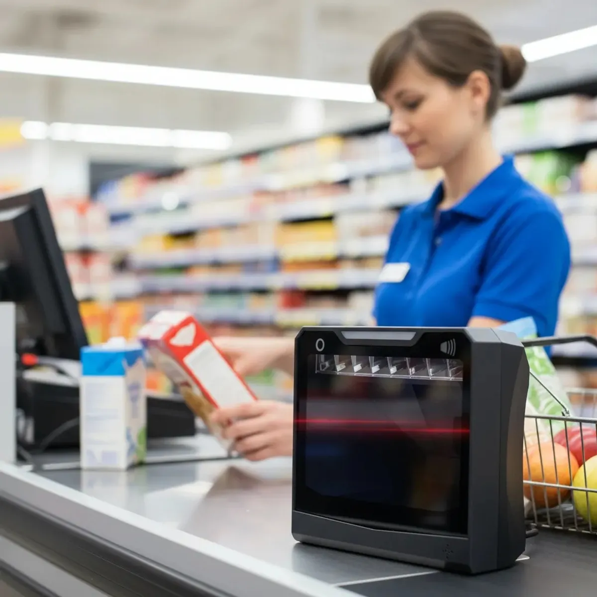 JPSYSTEMS - Lector escaner código de barras USB omnidireccional lee QR 2D 1D para bodegas YHD-9500D