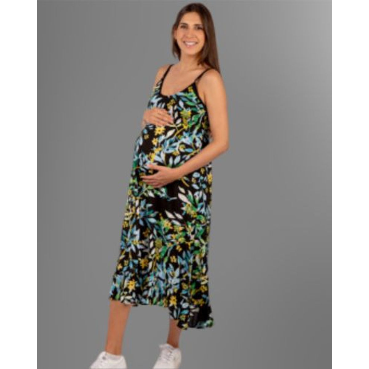 GENERICO - Vestidos Maternal Tiritas Broche Lactancia BCxy Lenceria Maternal