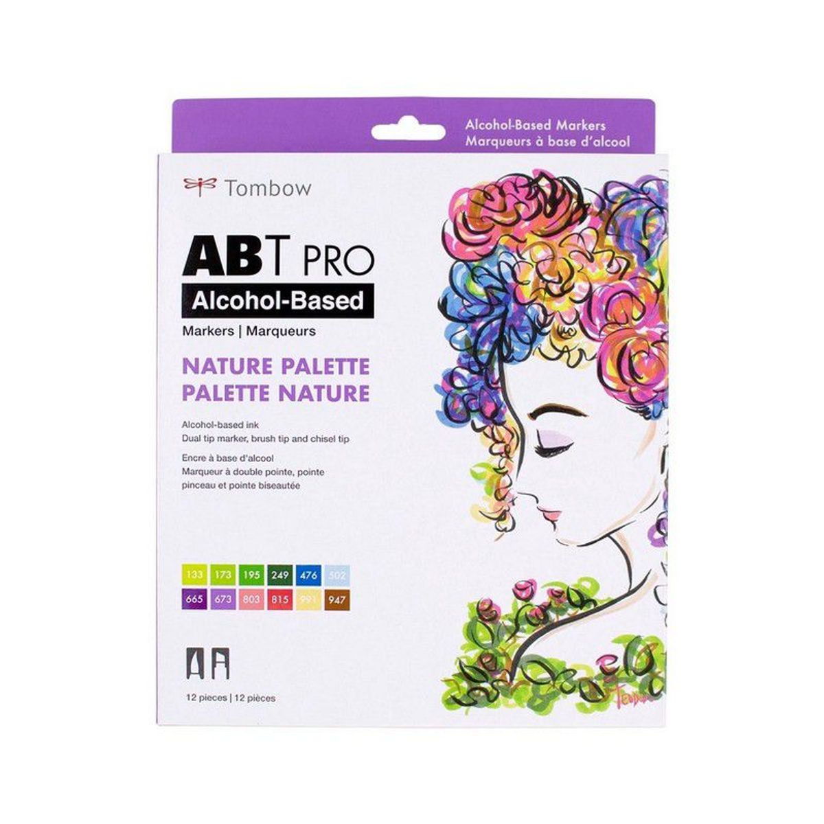 TOMBOW - ABT PRO set 12und Naturaleza - marcadores alcohol