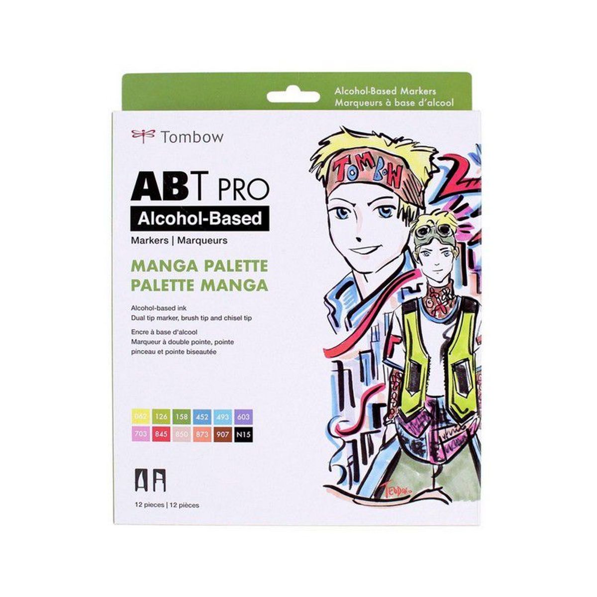 TOMBOW - ABT PRO set 12und Manga - marcadores alcohol