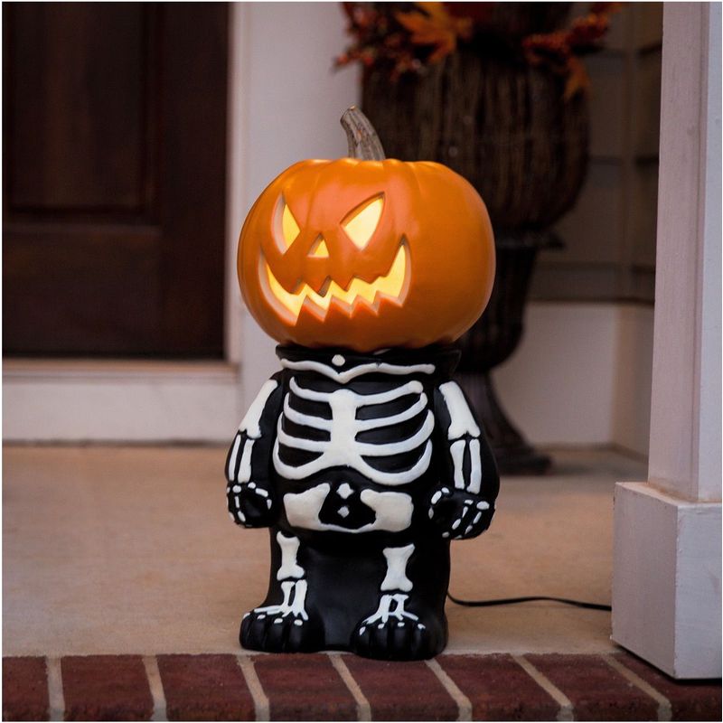 GENERICO - Cuerpo Para Calabaza Plástico 22 x 20 cm / Frank & Mortis