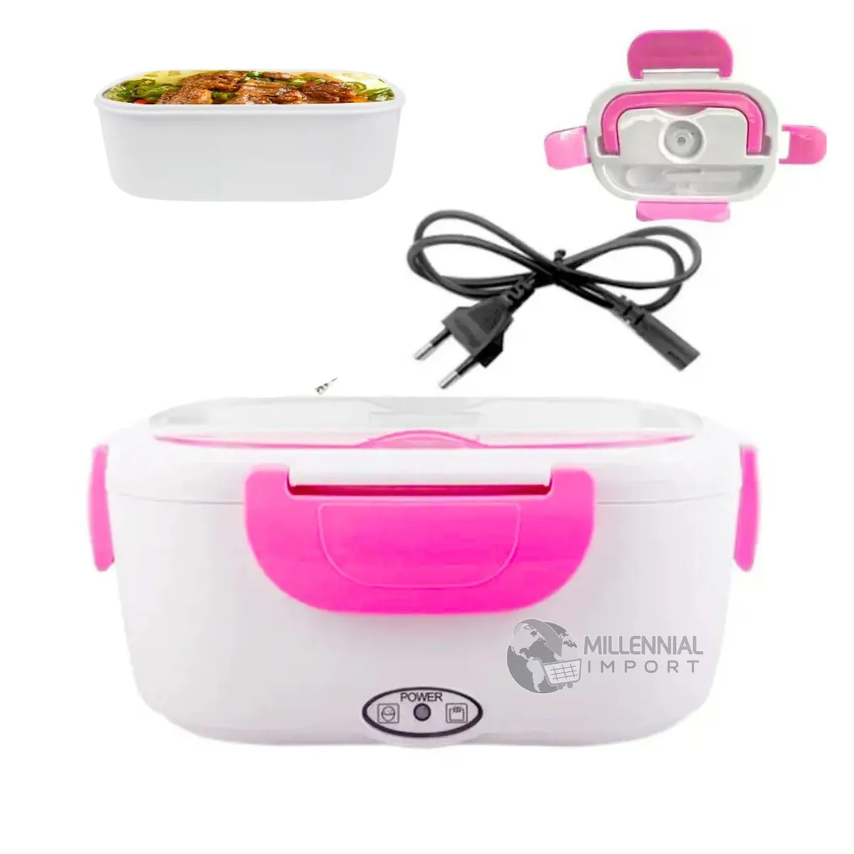 GENERICO - Lonchera Eléctrica Portátil Fiambrera Lunch Box