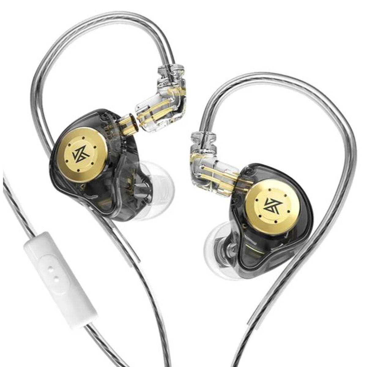 KZ - Auriculares Kz Edx Pro Dual Magnetic HiFi con Mic - Negro