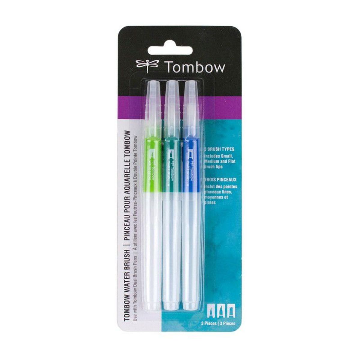 TOMBOW - Pincel de agua set 3 unidades