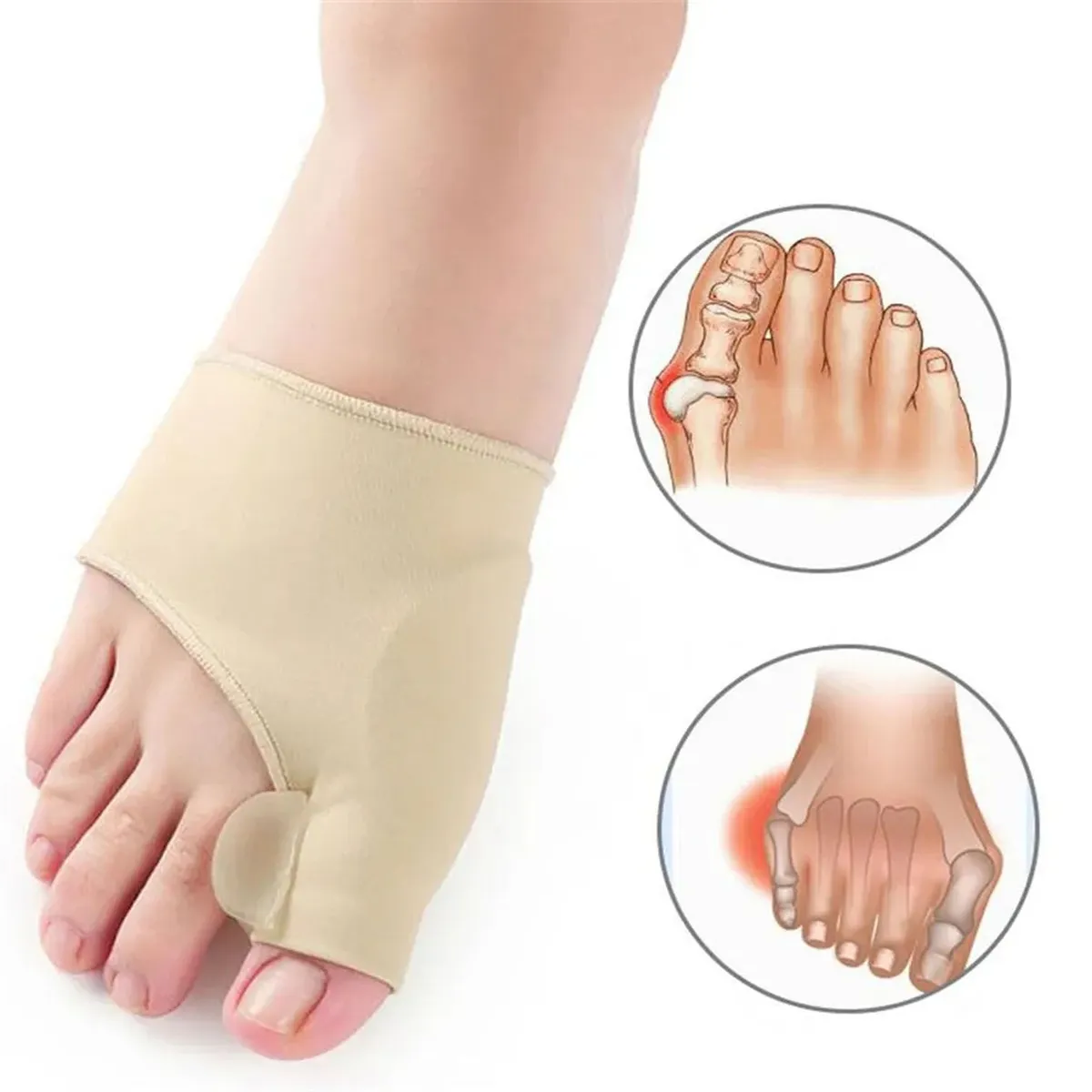 GENERICO - Corrector De Juanetes, Vendaje Ortopédico, 2 Und