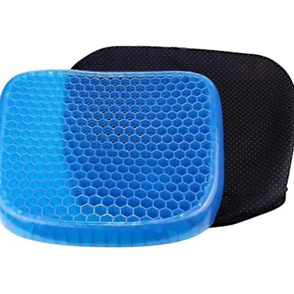 GENERICO - Asiento cojín flexible gel para sillas auto oficina de 1000 grs