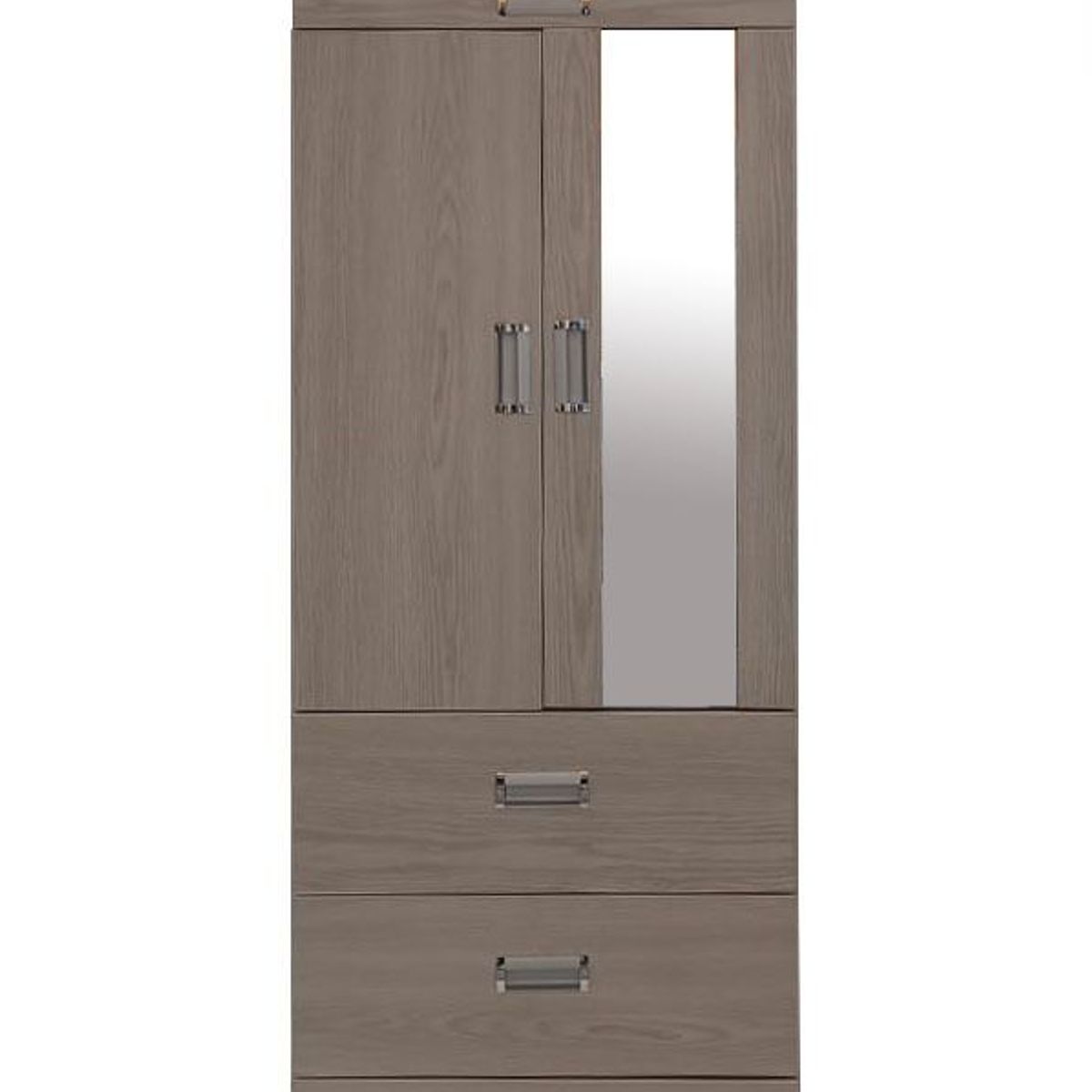 GENERICO - ROPERO 2 PUERTAS COLOR NEBLINA