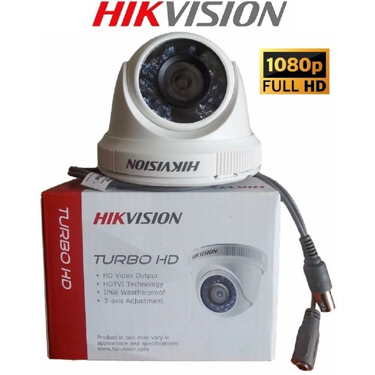 HIKVISION - Cámara Domo Metal Full HD Hikvision 20mt HK-DS2CE56DOT-IRMF