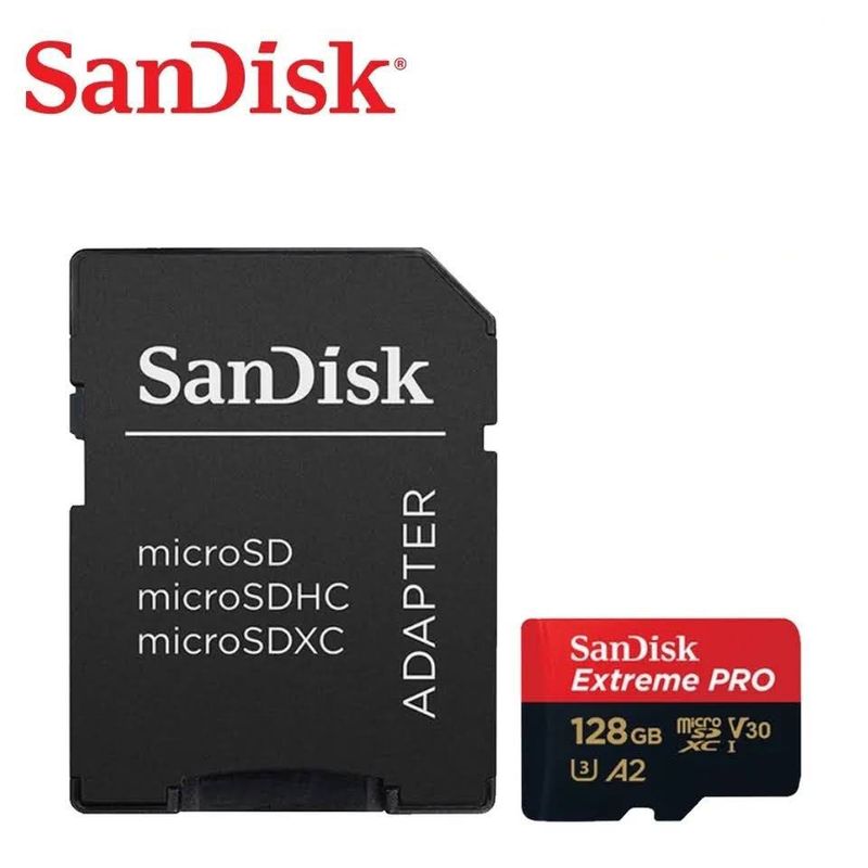 SANDISK - Tarjeta de memoria micro sd sandisk extreme pro 128 gb