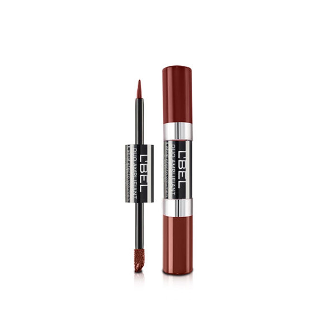 LBEL - Duo Amplifiant Labial Líquido Caramel Mocha Volumen y Defin