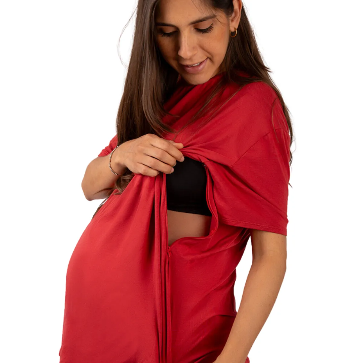 GENERICO - Polo Maternal Lactancia Cierres Laterales BCxy Lenceria Maternal