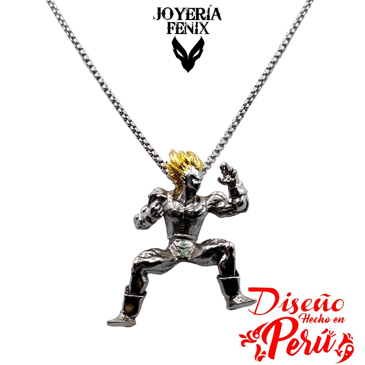 GENERICO - Collar De Vegeta Súper Saiyajin - Joyería Fenix