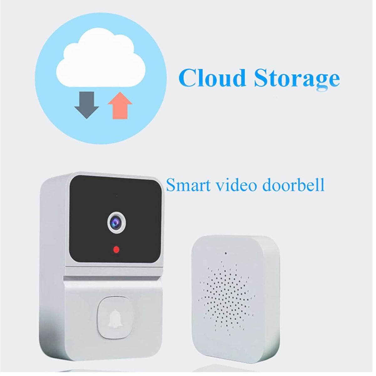 OEM - Timbre inalámbrico con cámara HD para exteriores con visión nocturna