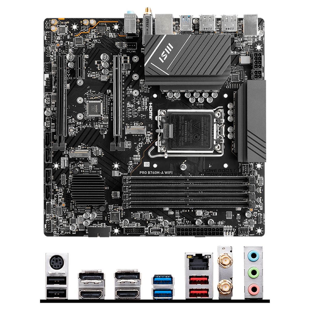 MSI - Motherboard MSI PRO B760M-A WIFI 4x DDR5 LGA 1700
