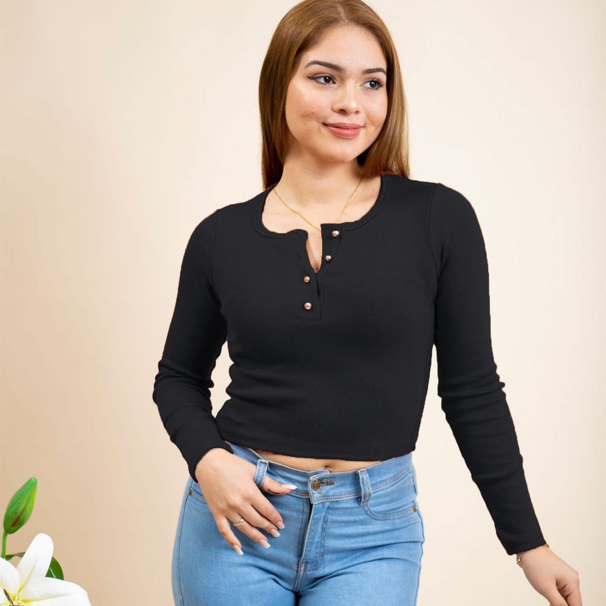 GENERICO - Crop Basic Quero Thalia Mora