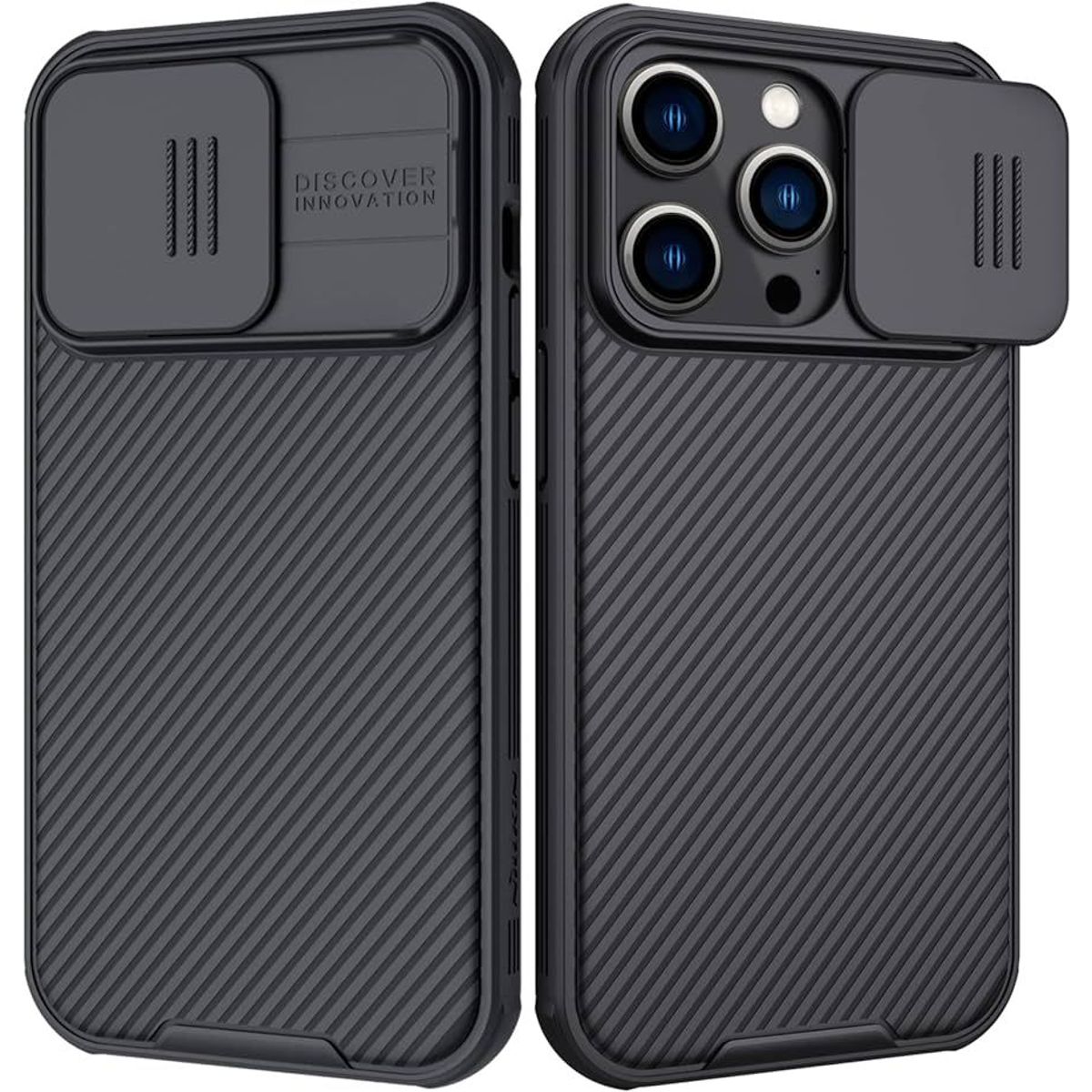 NILLKIN - Funda  Nillkin CamShield Pro para iPhone 15 Pro - Negro