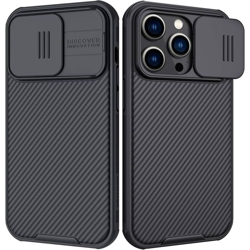 NILLKIN - Funda  Nillkin CamShield Pro para iPhone 15 Pro - Negro