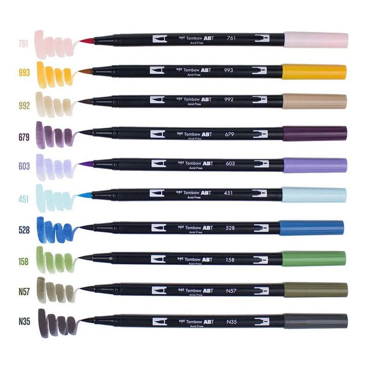 TOMBOW - ABT Dual Brush Pen set 10und Flora del Desierto