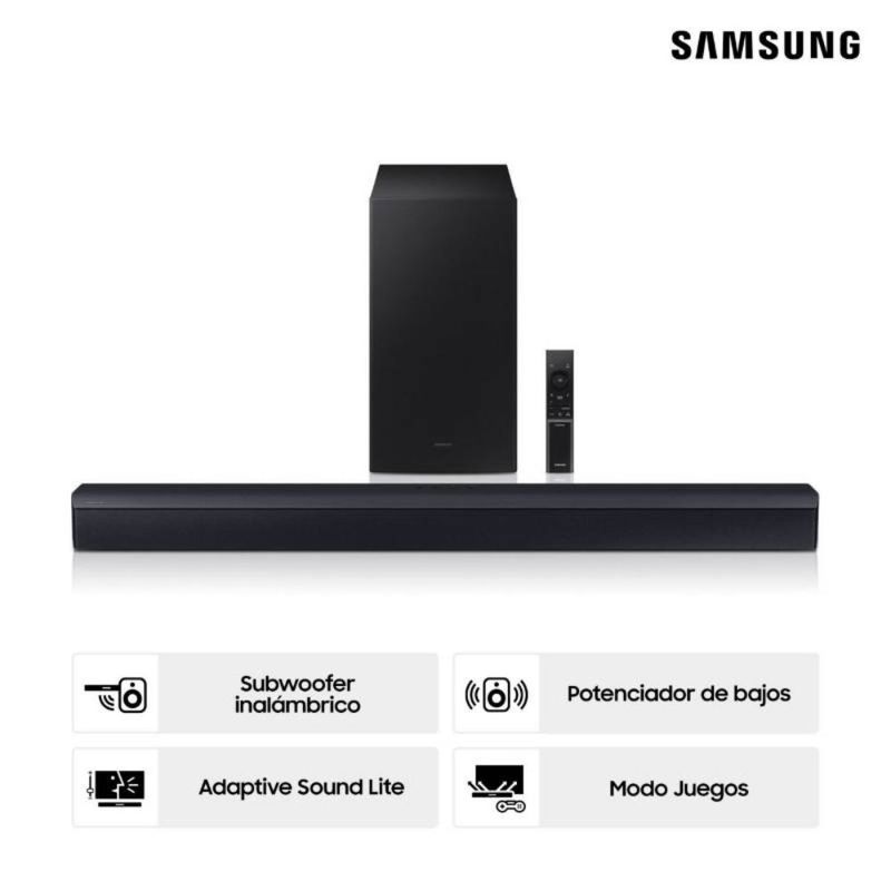 SAMSUNG - Soundbar Samsung Bluetooth 2.1 CH HW-B450