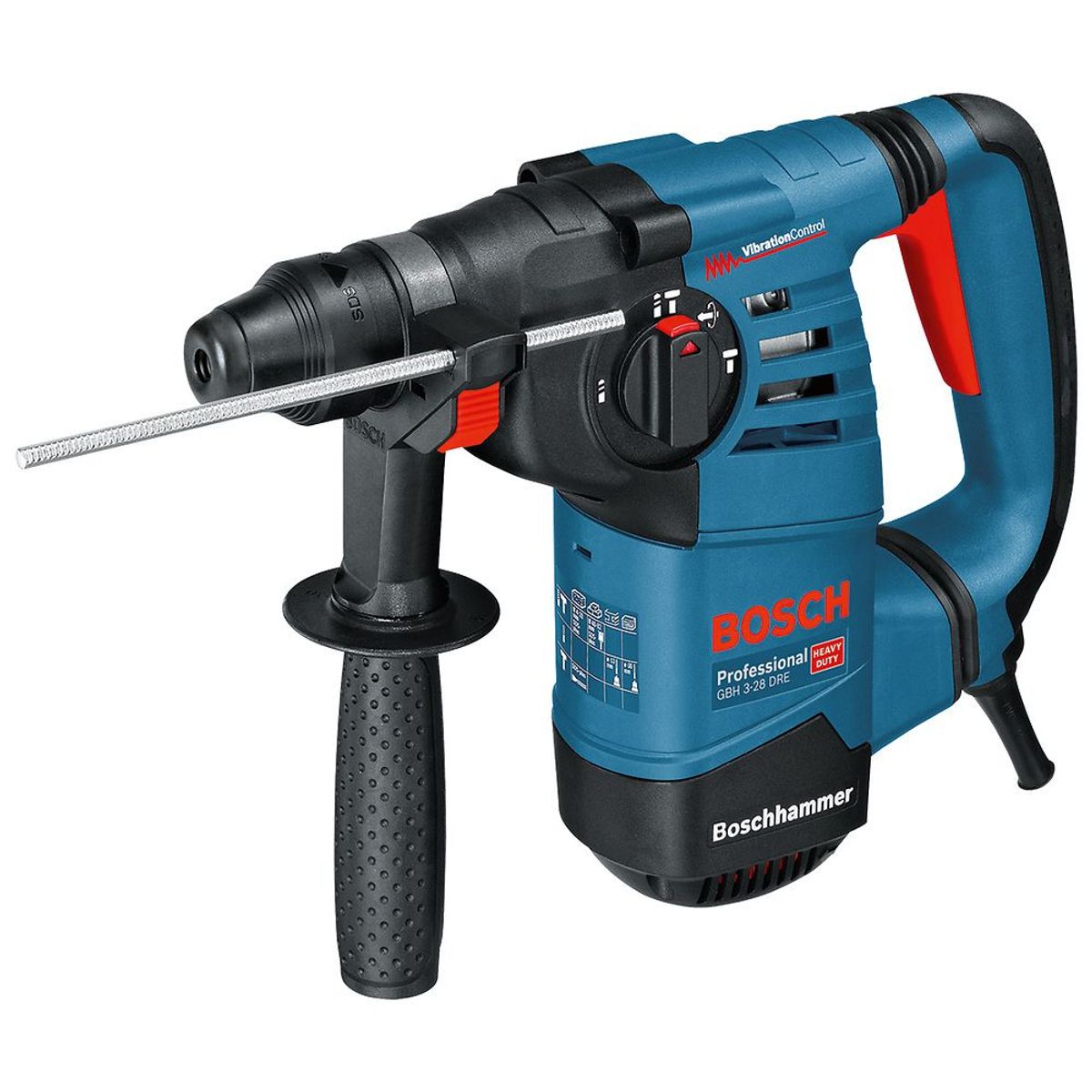 BOSCH - Rotomartillo Bosch Gbh 3-28 DRE 800w 3.5 Jouls Aleman