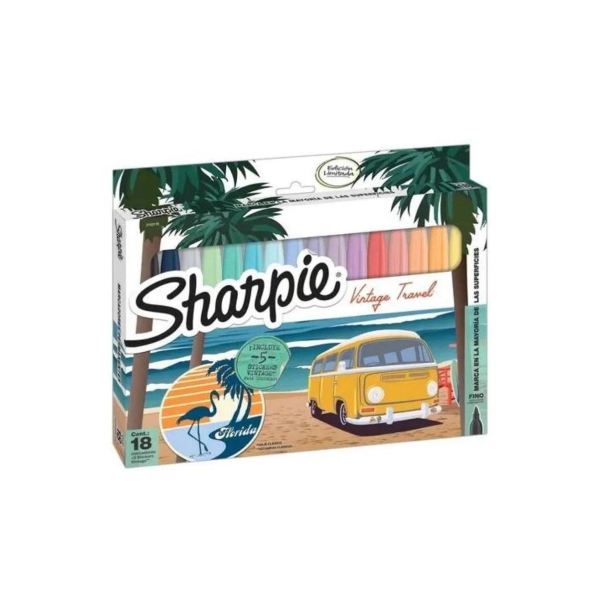 SHARPIE - Sharpie Punta Fina Vintage x18