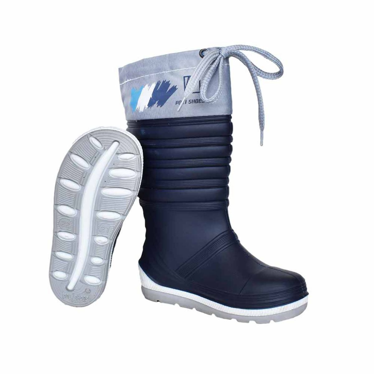 GENERICO - BOTAS DE LLUVIA BOMBERITO AZUL