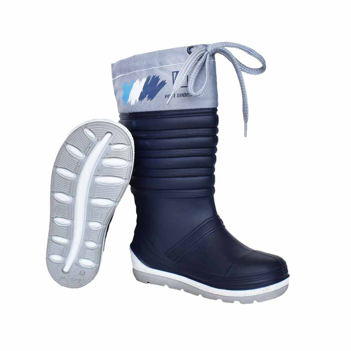 GENERICO - BOTAS DE LLUVIA BOMBERITO AZUL